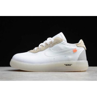 Nike Çocuk Air Force 1 Low Beyaz Kaykay Ayakkabı Türkiye - OJ45ACWA